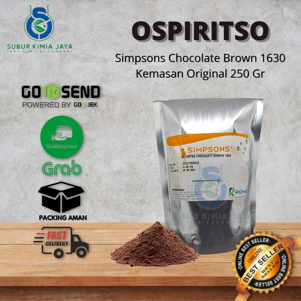 

Pewarna Coklat Basis Minyak / Pewarna Minyak / Pewarna Lilin / solven OSP chocolate brown 250 gr