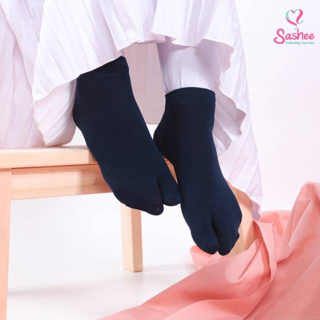 Kaos Kaki Sashee Jempol Tumit Polos Semata Kaki (Wanita Dewasa) | Kaos Kaki Pendek