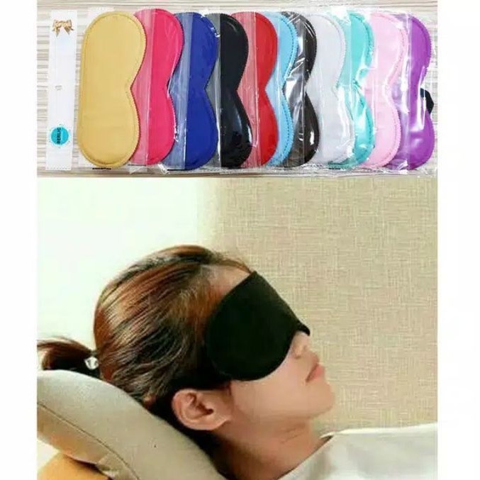 PENUTUP MATA TIDUR DENGAN GEL PENDINGIN / sleeping eye mask