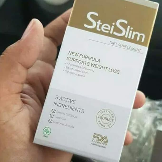Terlaris-Diet-Sale-54J67F-A Stei Slim Asli Obat Diet Steislim Turun Berat Badan Pelangsing Manjur
