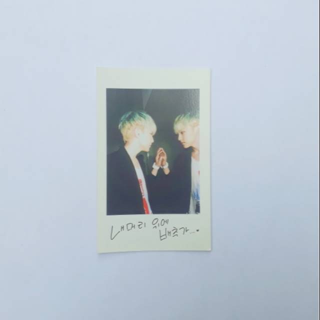 PHOTOCARD HOSHI SEVENTEEN '2nd MINI ALBUM - BOYS BE'