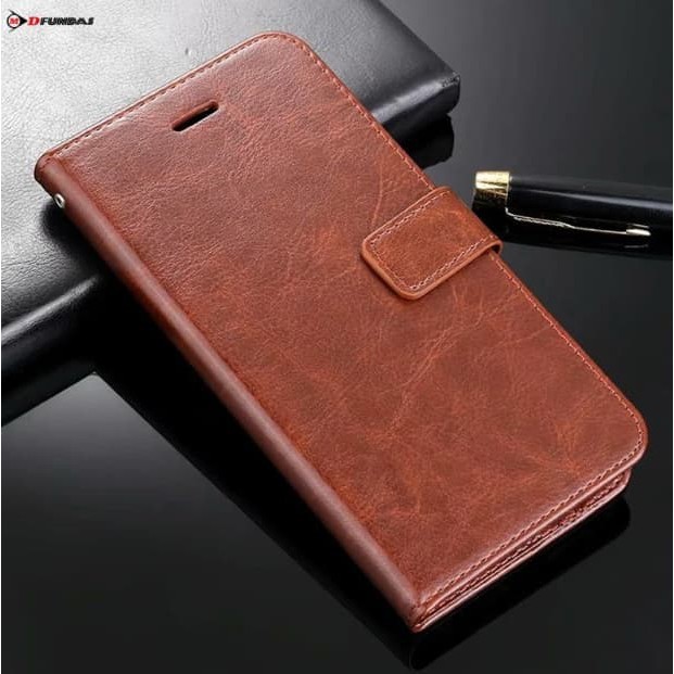 Wallet Case Pocophone f1 Flip Case Premium Leathe