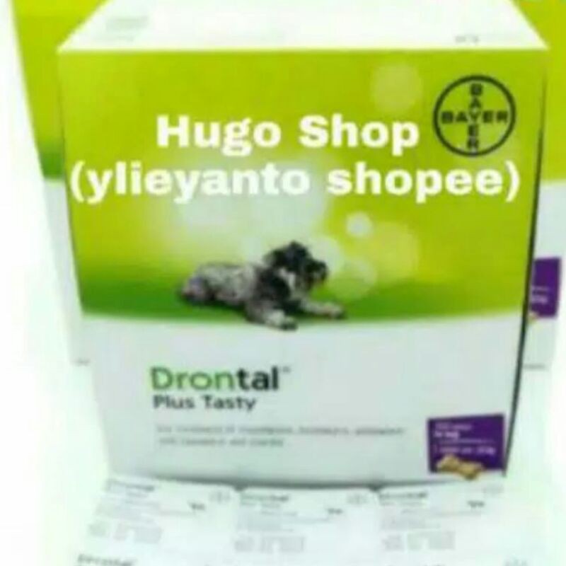 Drontal dog / drontal plus tasty / obat cacing anjing / obat cacing drontal