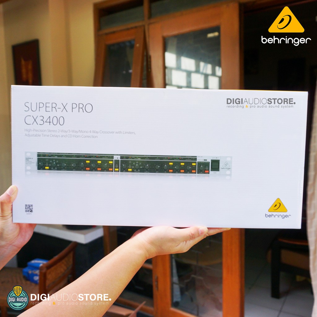 Crossover Aktif 2 & 3 Way Stereo - 4 Way Mono Behringer Super-X Pro CX3400 V2 Active - Sound System