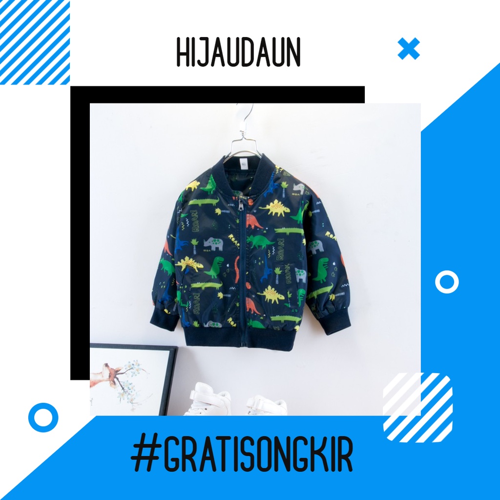 COD Jaket Anak Cowok Import Mantel Baju Hangat Winter Parasut Laki 2 3 4 5 Tahun Jaket Anak Laki Hoo