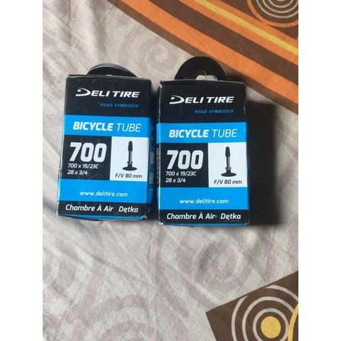 Ban Dalam 700 x 19 / 23c Sepeda Fixie Roadbike. FV &amp; AV. DELI TIRE