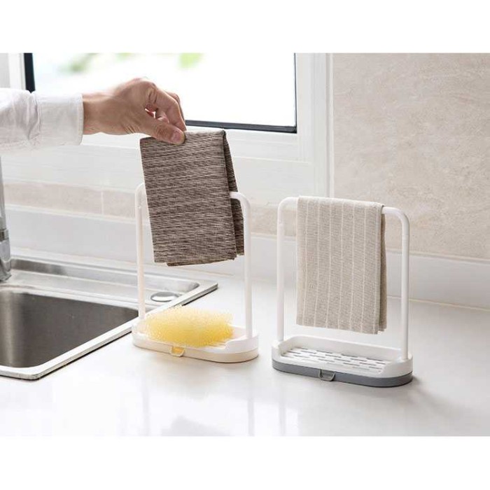 Rak Pengering Dapur Kitchen Drainer Holder Rag Hanger