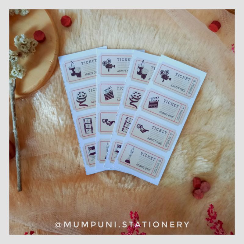 

Stiker "Movie Ticket" 8 Elements