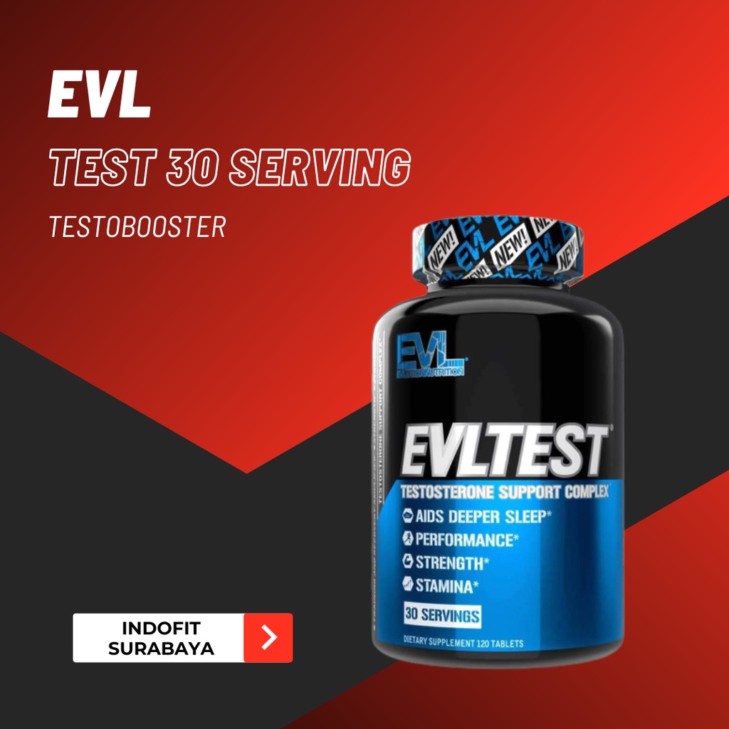 EVL Test 120 caps (Testo Booster) SUplemen fitness malang