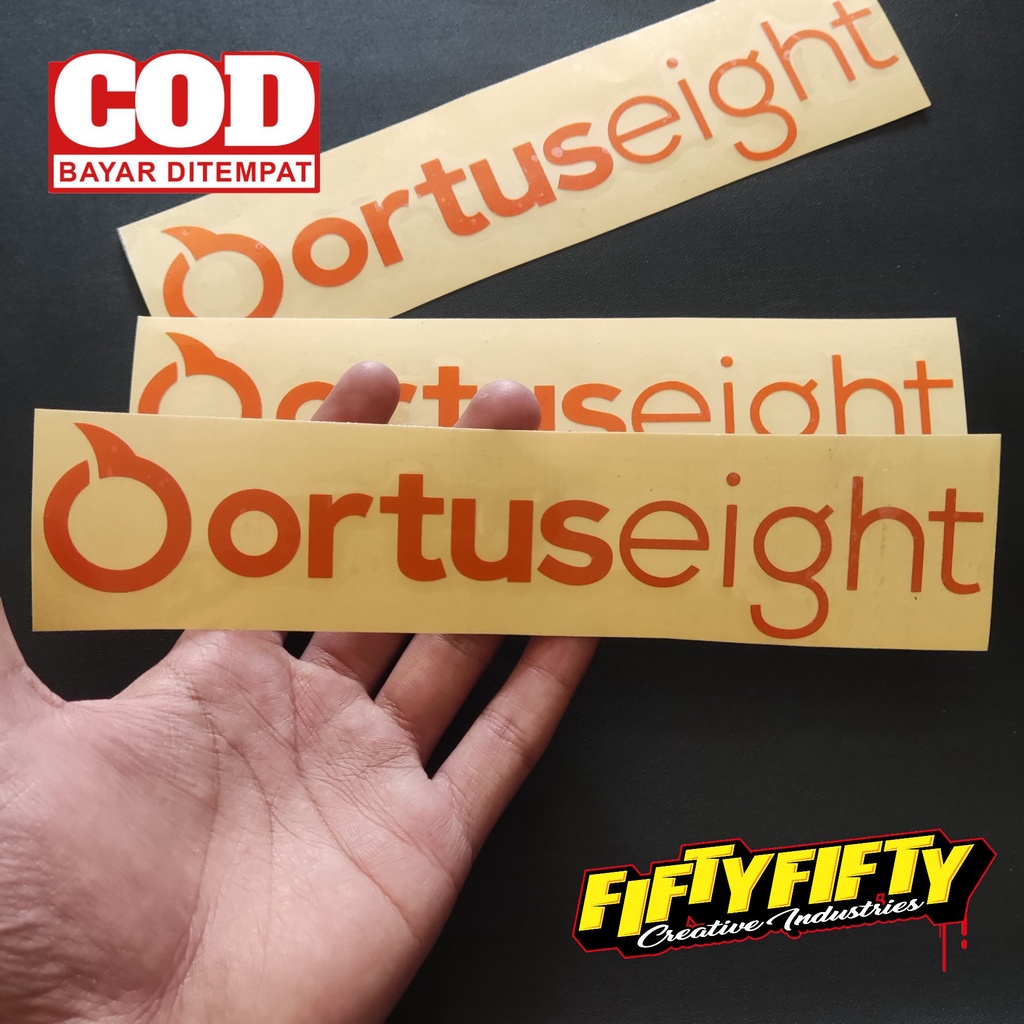 Stiker Cutting ORTUSEIGHT Stiker Cuting Motor Stiker Kating Mobil Stiker Helm