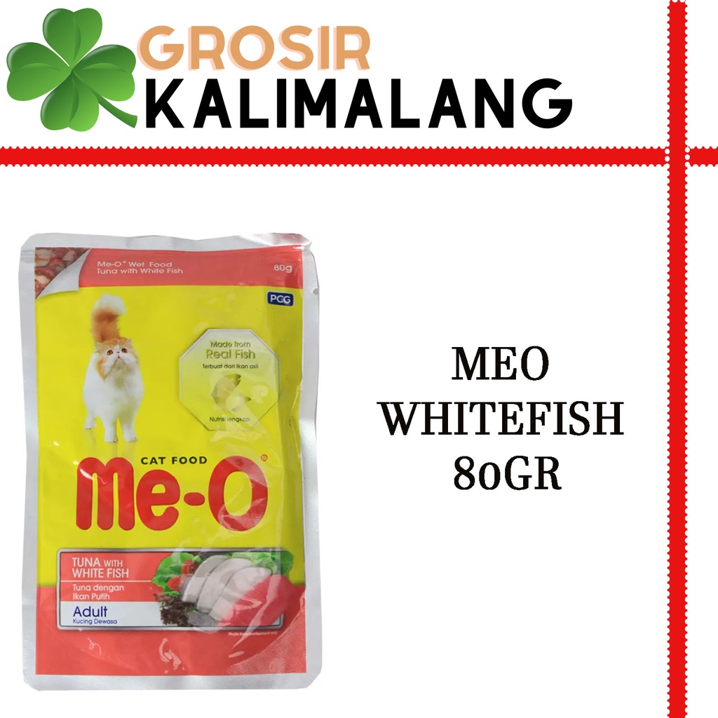 Meo Pouch Tuna Whitefish 80gr