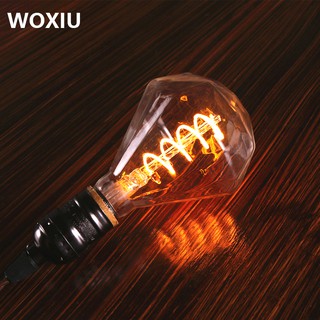 woxiu Lampu filamen berlian lampu dekorasi retro romantis woxiu Lampu filamen berlian lampu dekorasi retro romantis