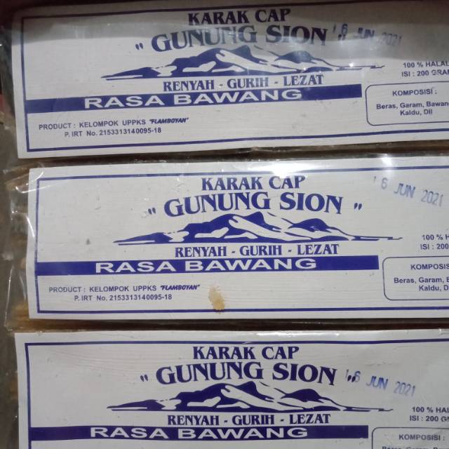 

TERMURAH!!! KARAK GUNUNG SION ASLI SOLO