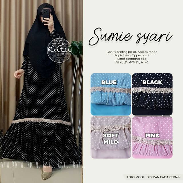 SUMIE GAMIS SYARI MURAH SOLO