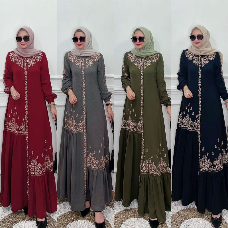 GAMIS CRINKLE BORDIR