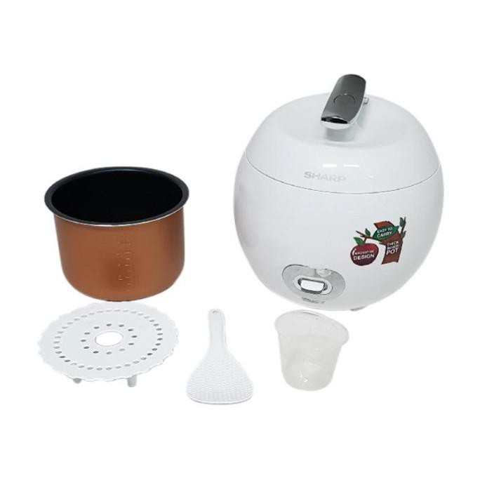 Sharp Magic Com Rice Cooker Model Apel Ks-P8Myw/H 0,8L Corrinemma