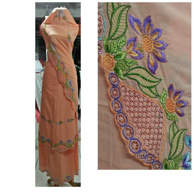 Mukena kerancang katun paris