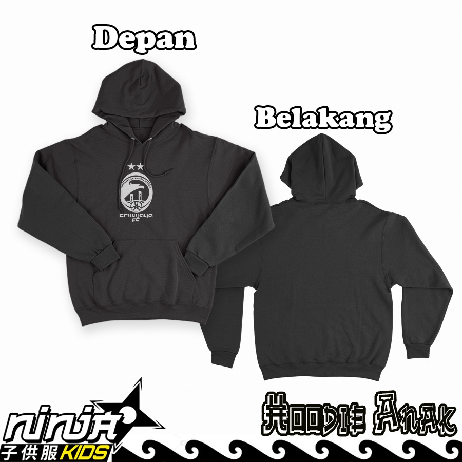 Jaket Sweeter Anak Laki laki Sriwijaya FC Hoodie Perempuan Unisex Cotton Fleece