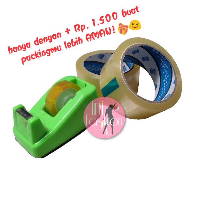 

DOUBLE LAKBAN utk PACKING LEBIH AMAN! Biar ga terjadi pencurian oleh kurir yg ga tanggung jwb ya :)