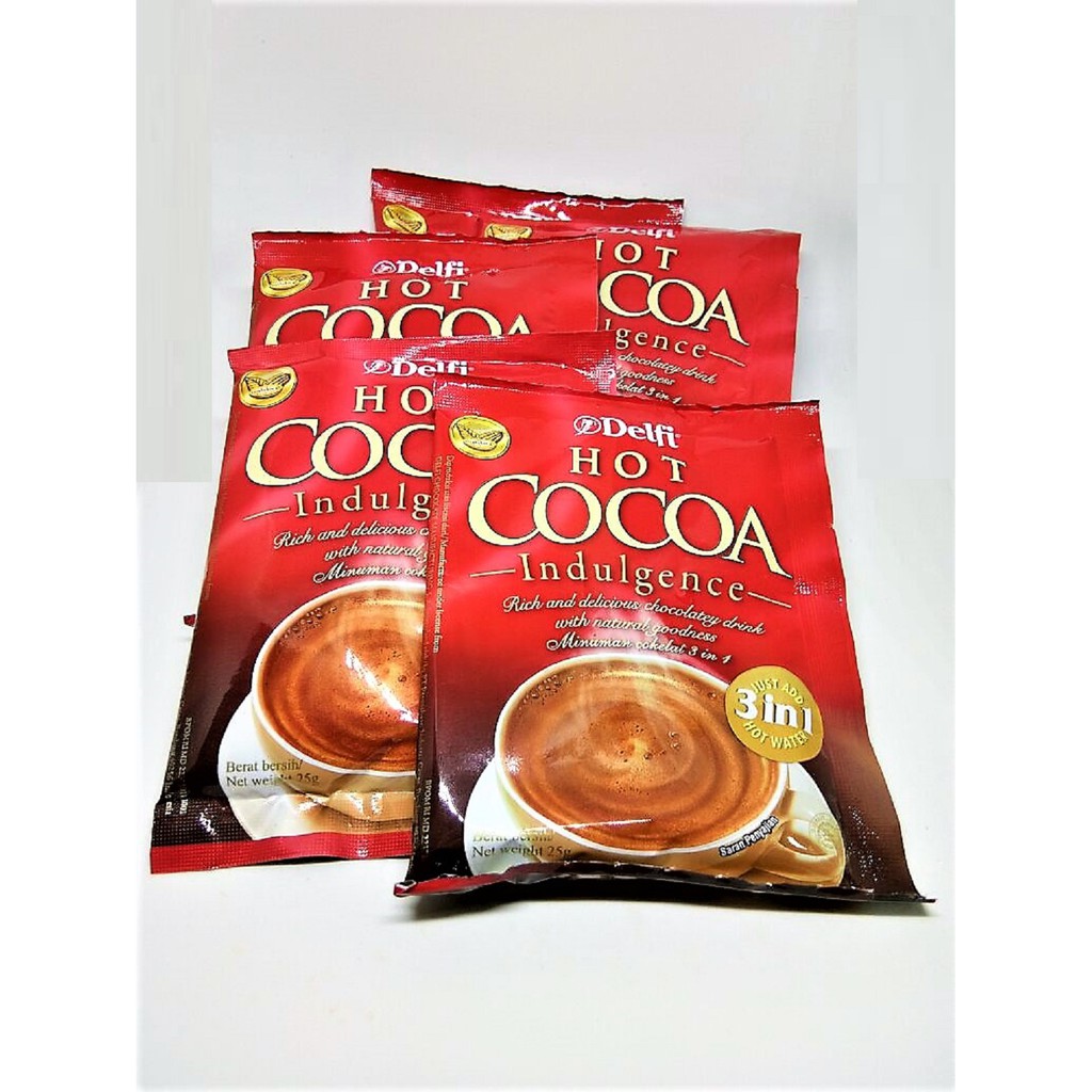 

Delfi Hot Cocoa Indulgence Minuman Coklat Serbuk Premium Murah