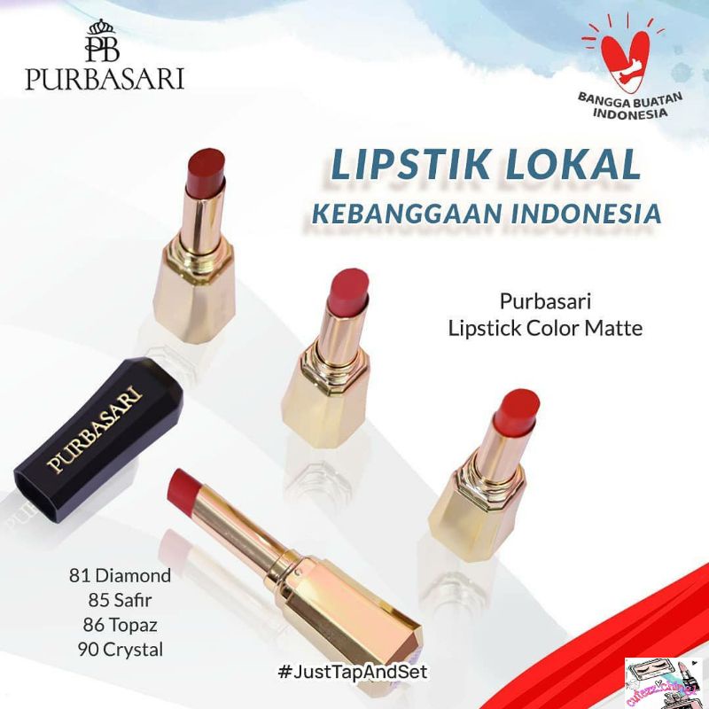 ☃️Cutezz_ching1☃️PURBASARI LIPSTICK/PURBASARI COLOR MATTE LIPSTICK