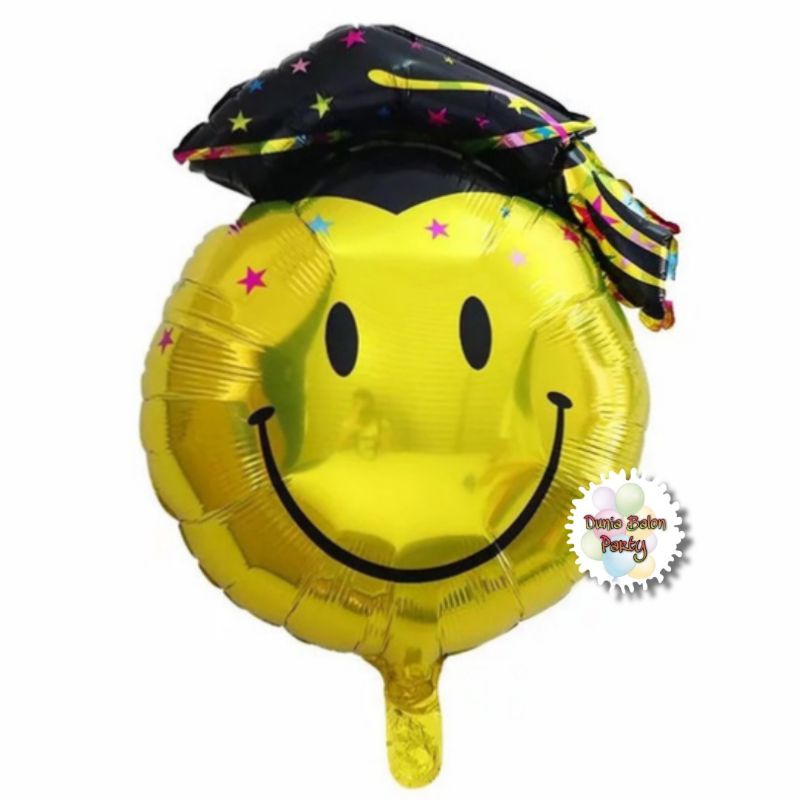 Balon Foil Graduation Smile / Balon Foil Sarjana Smile