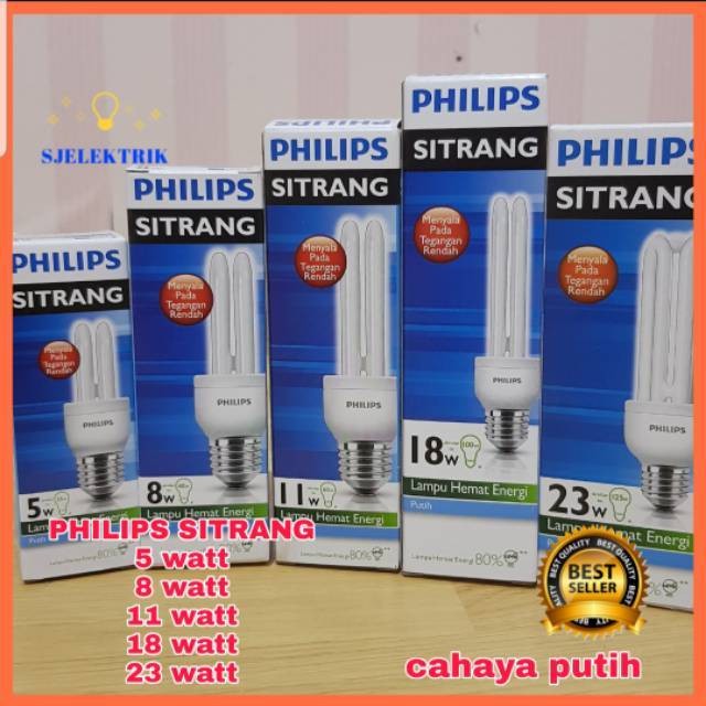 Lampu Led Philips Sitrang 5 Watt - 8 Watt -  11 Watt 17 W 23 Watt Philip Sitrang