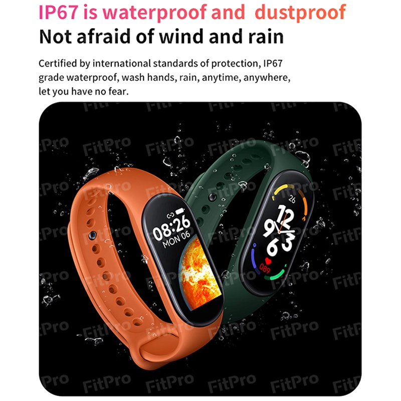 GARANSI✅M7 SmartWatch Bracelet Sport Fitness Pedometer Heart Rate Blood Pressure Monitor Sports Bluetooth Smartband For Women Men's