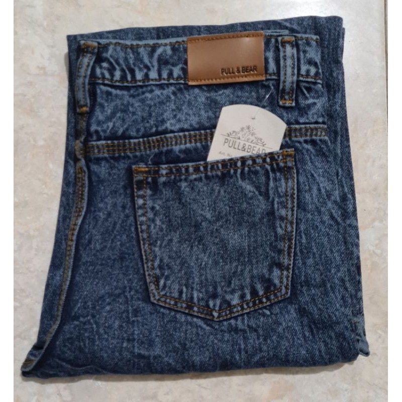 Jim's - Celana Jeans wanita Cullotes-Snow darkblue