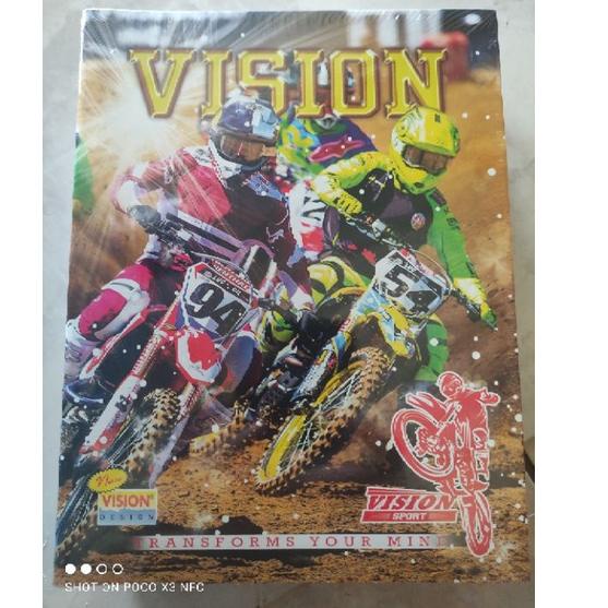 

Menarik.. buku vision 58 lembar 1 pak/10 buku