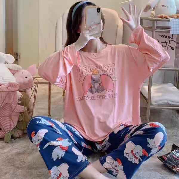 RAINBOW- Piyama /Baju Tidur Dewasa PP Lengan Panjang Celana Panjang/ Import MIX NEW