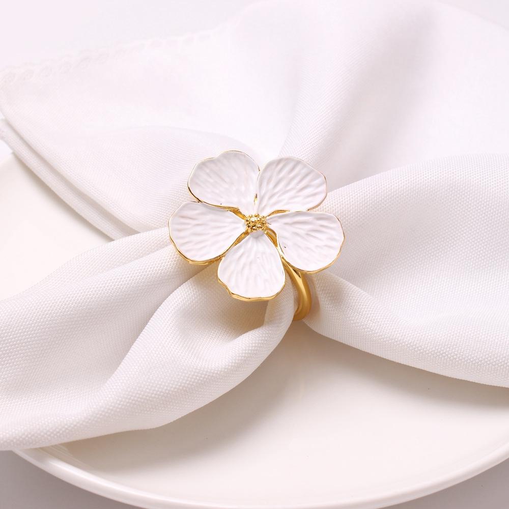 Quinton Napkin Rings Plum Aksesoris Pesta Restoran Sederhana Perjamuan Dekorasi Meja Serbet Gesper