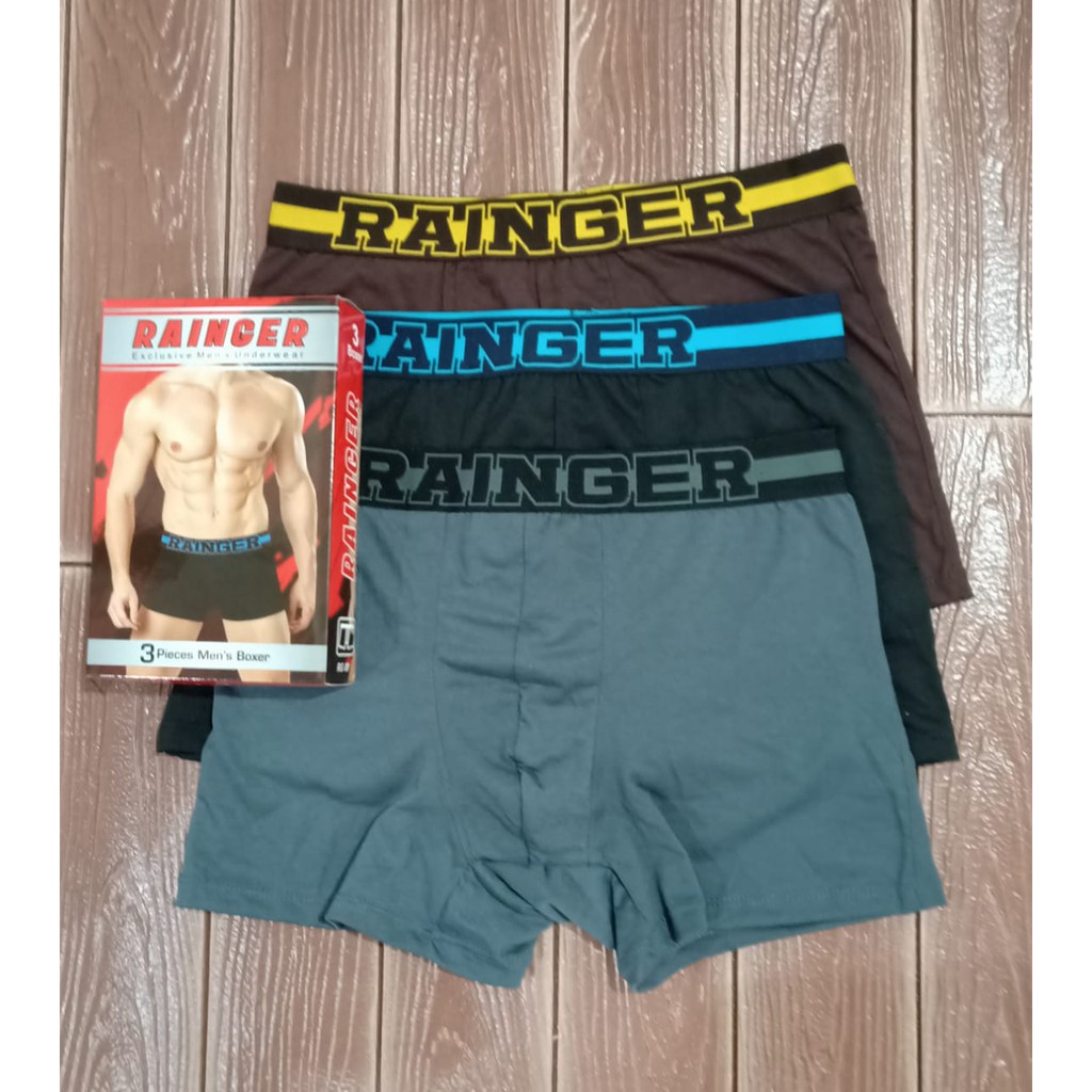 PROMO !!! 3 PCS BOXER PRIA || BOXER RAINGER 08