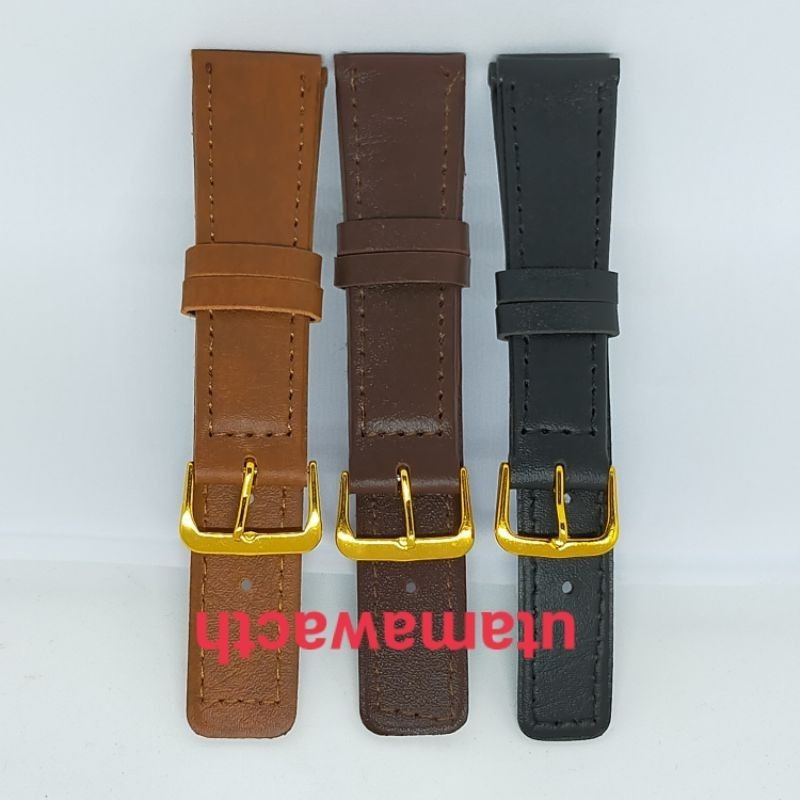 ( BISA COD ) TERMURAH STRAP JAM TANGAN KULIT ALBA DAN UNIVERSAL UNTUK SEMUA 14,16,18,20,22mm