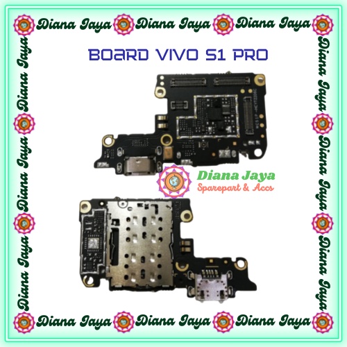 UI Cas / Board Cas / Papan Cas + Konektor Sim Vivo S1 Pro / Vivo 1920