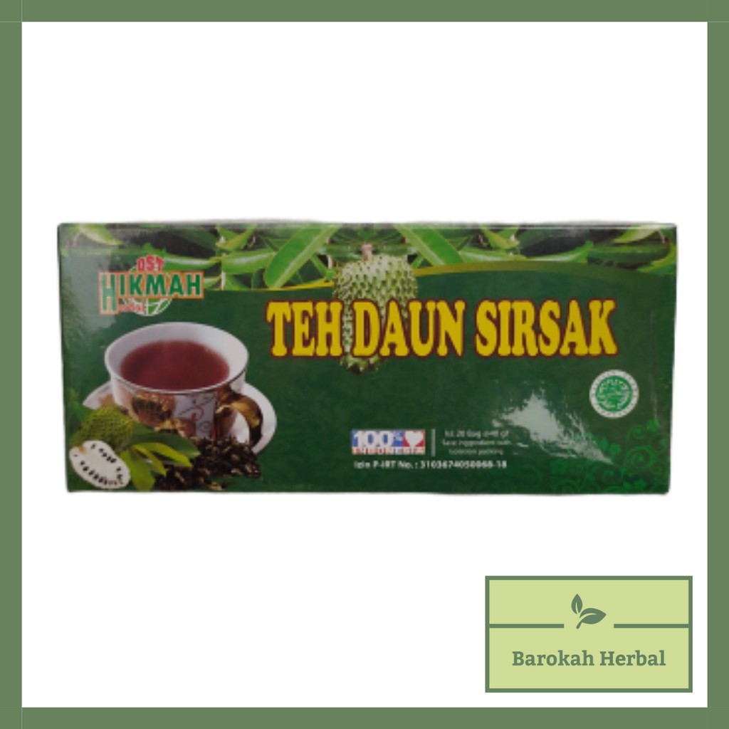 Teh Celup Daun Sirsak Hikmah Obat Herbal Alami Untuk Jantung Asam Urat Kolesterol Kanker Indonesia