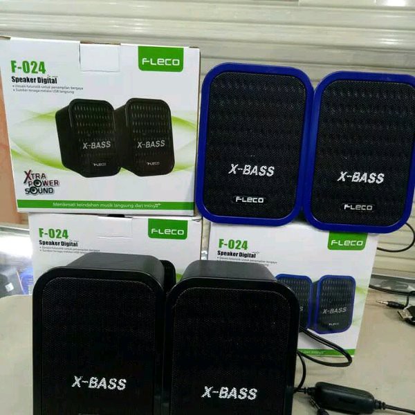 Speaker Mini Komputer Fleco F024 new EXTRA POWER SOUND