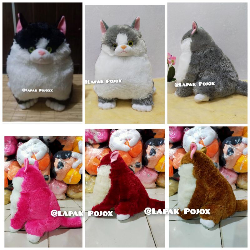 Boneka Kucing Gendut Lucu