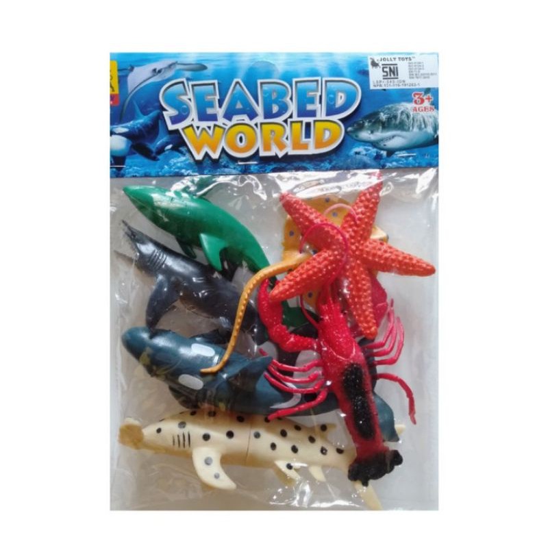 mainan hewan laut- mainan hewan anak edukatif