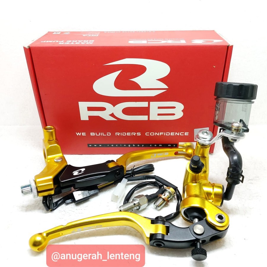 Master Rem Kanan &amp; Kiri / Master Brake Pump Kopling RCB S1 Radial Gold