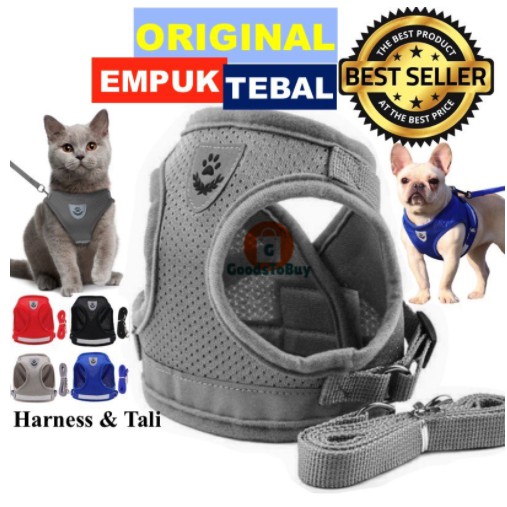 TALI KUCING HARNESS ANJING KUCING TALI TUNTUN KUCING TALI KUCING HARNESS KUCING ROMPI KUCING ANJING