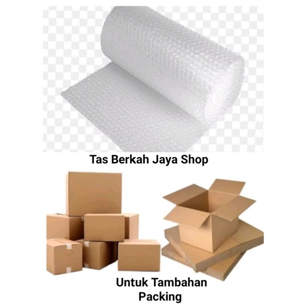 

UNTUK TAMBAHAN PACKING BUBBLE WRAP & DUS