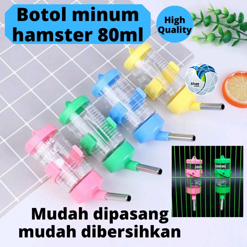 Tempat Minum Hewan Hamster Kelinci sugar glider Dot Botol minum Hewan