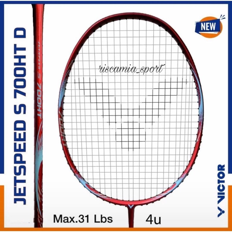 New Ready  Raket Badminton Victor JetSpeed S 700 HT D