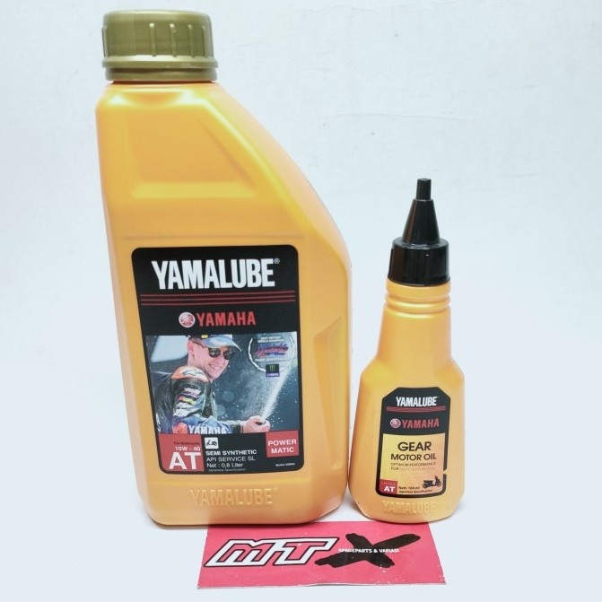 OLI YAMALUBE POWER MATIC 0.8L PAKET OLI GARDAN YAMALUBE 100ML