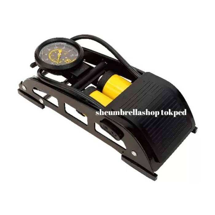 freeongkir pompa angin kaki injak dua tabung krisbow   foot pump gratisongkir