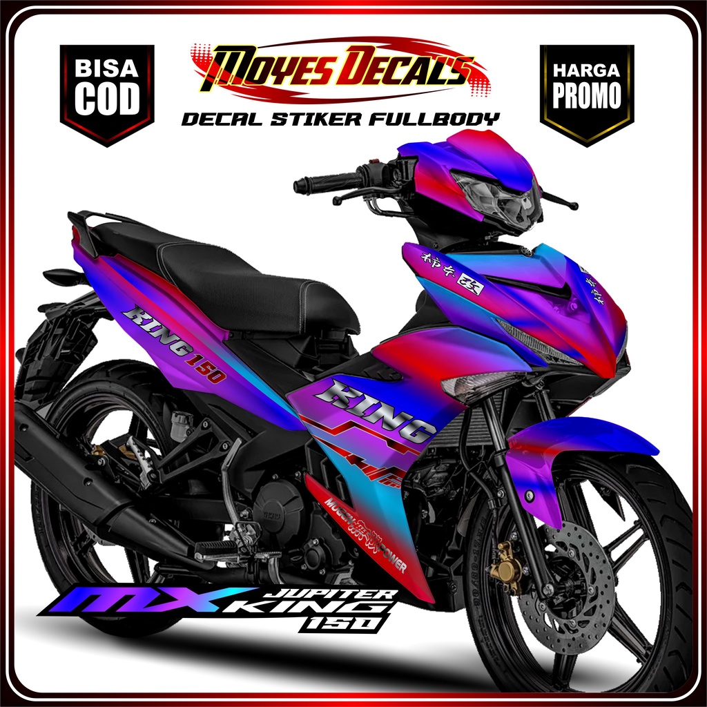 Decal Mx King 150 New Stiker Decal Motor Mx King 150 V2 Sticker Yamaha Mx king Fullbody