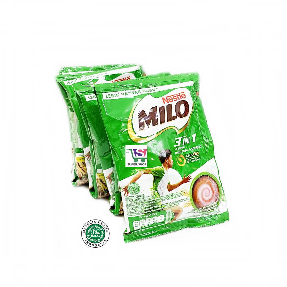 

MILO 3in1 (isi 10 sachet) . Milo 3 in 1