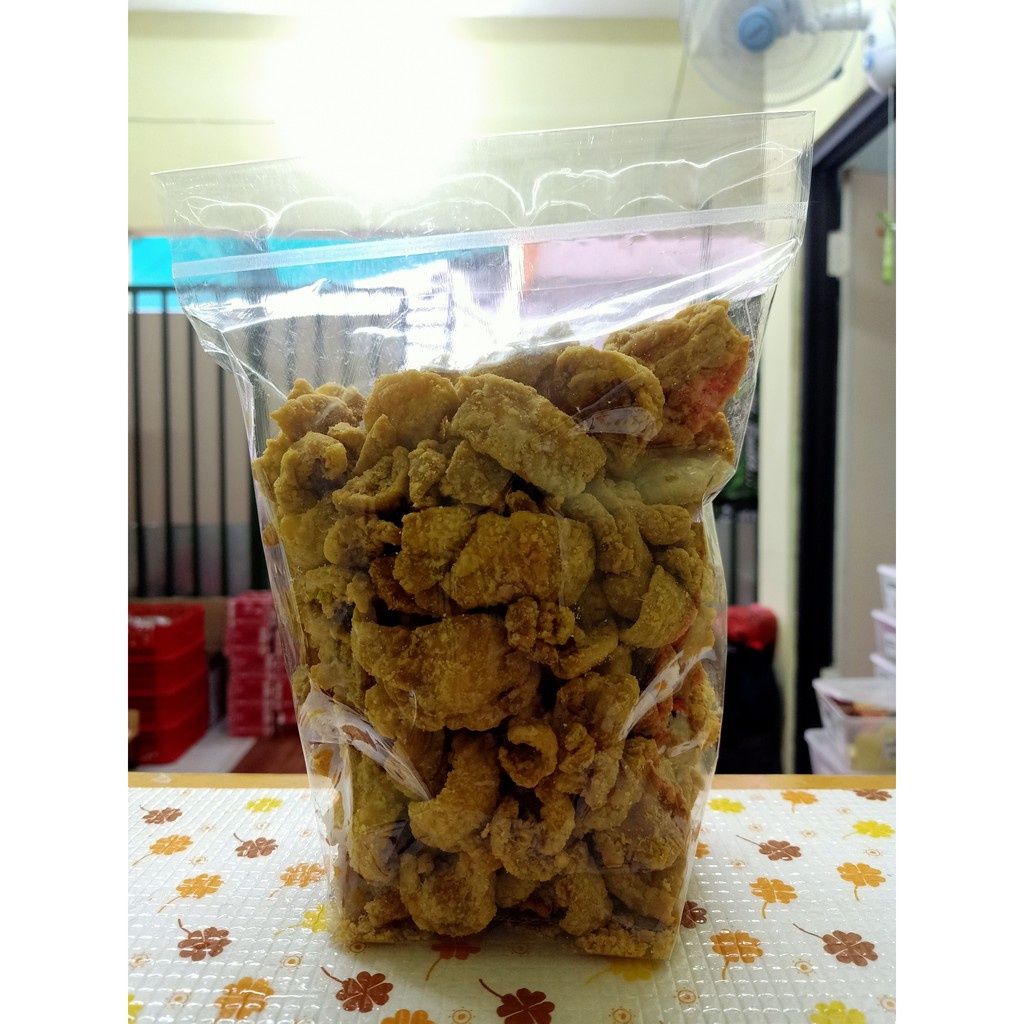 

Kulit Ayam Crispy 500gr Super / Kripik Kulit Ayam 500gr