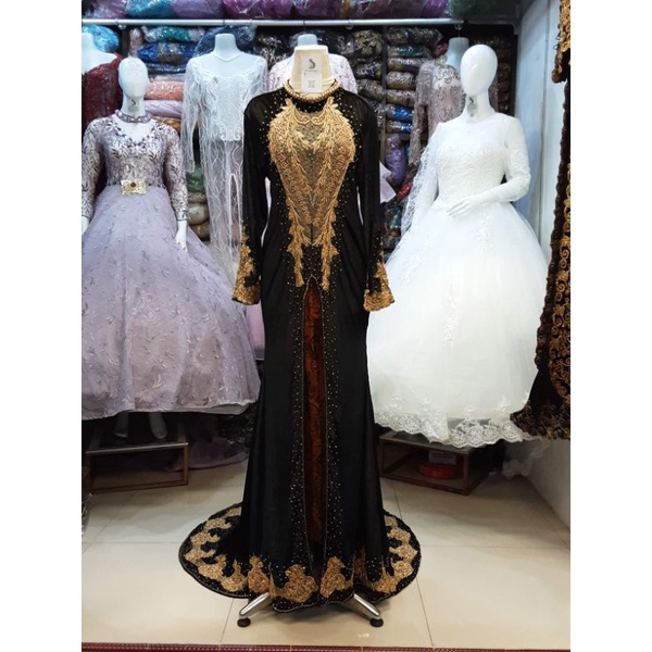 Kebaya Pengantin  Bludru Modern